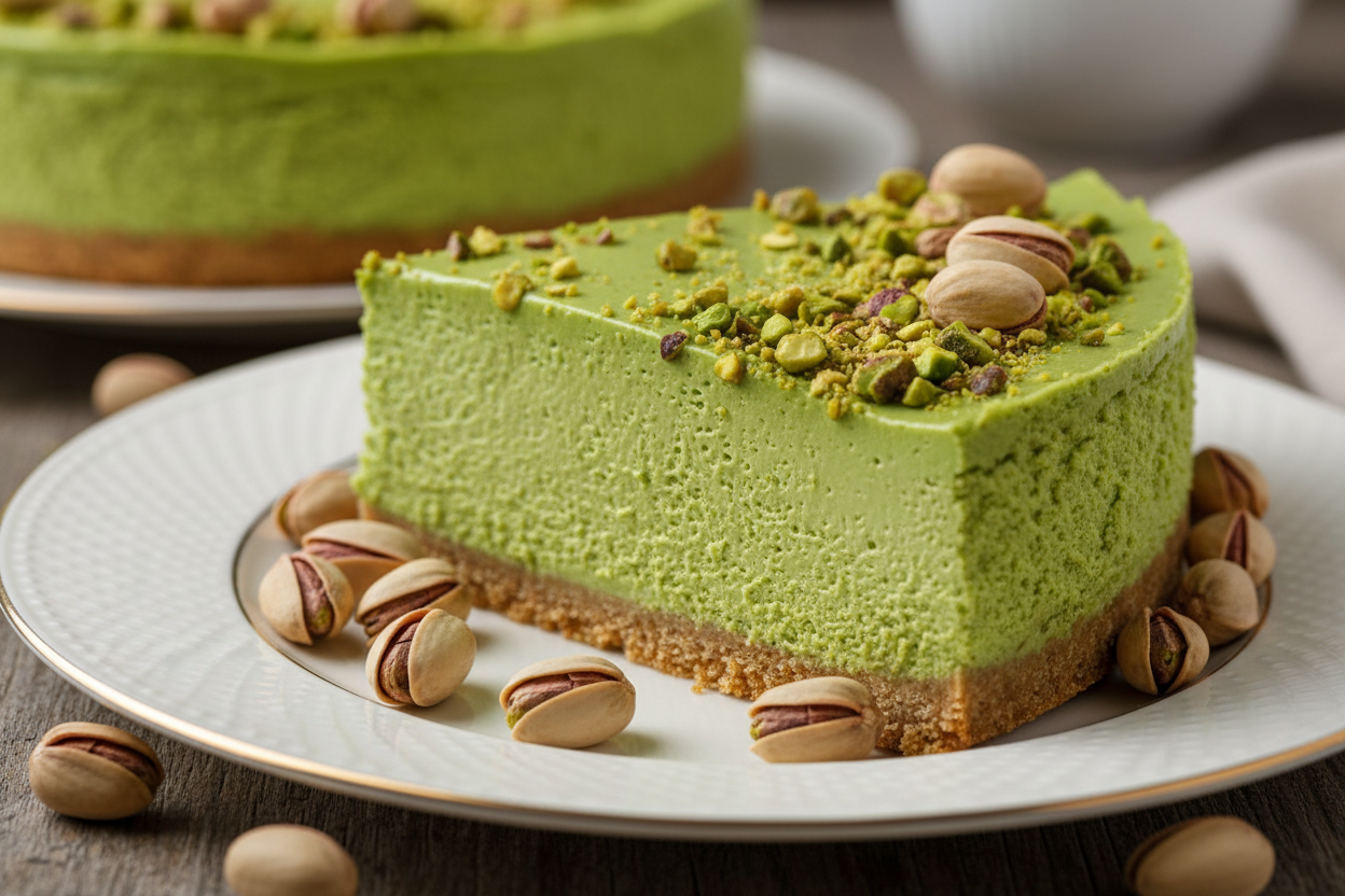 Cheesecake al Pistacchio Cremosa: Ricetta Premium con Crema 100% Naturale
