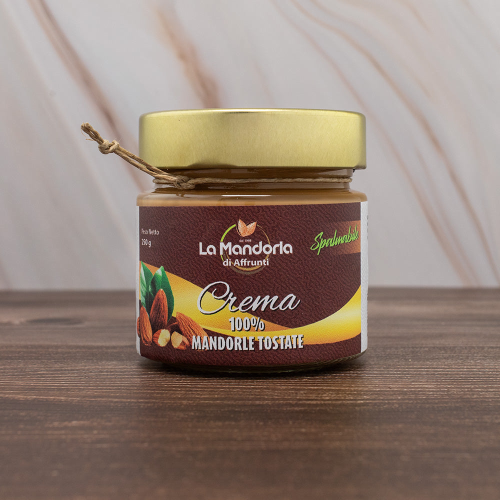 Crema 100% di mandorle tostata