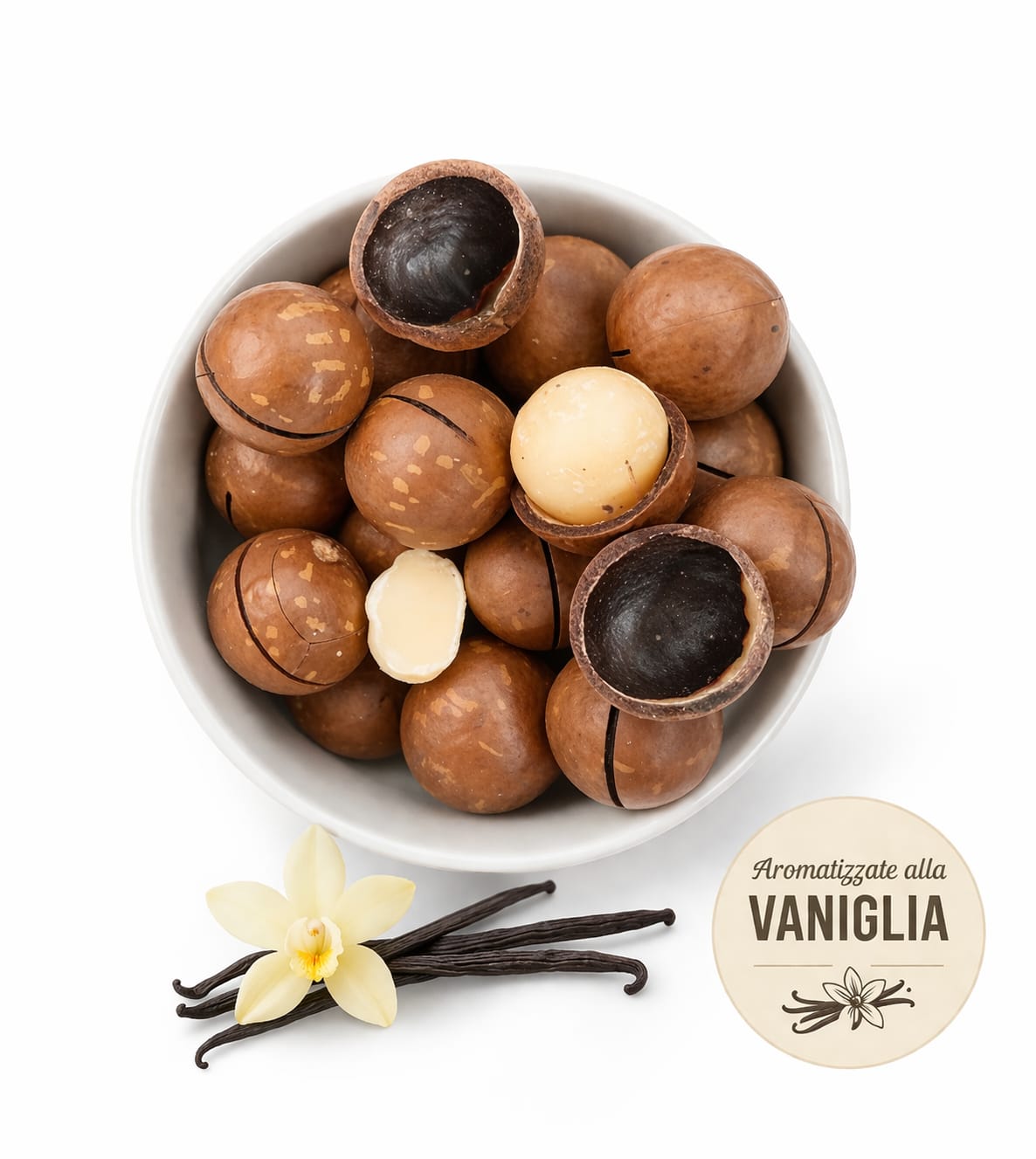 NOCI DI MACADAMIA - AROMA VANIGLIA